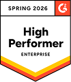 G2 High Performer Enterprise badge, We360.ai